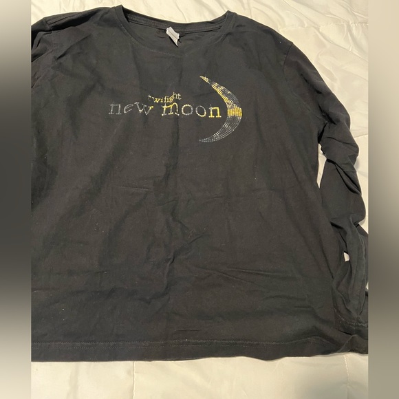 Twilight Eclipse and New Moon Black long sleeve tee Women’s Cotton - Picture 2 of 5